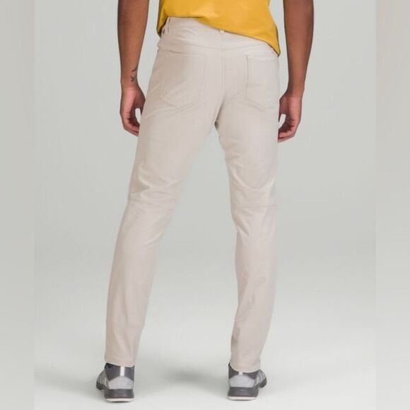 NEW Lululemon ABC Slim-Fit Pant 32" Warpstreme Raw Linen Size 34 - Picture 7 of 15